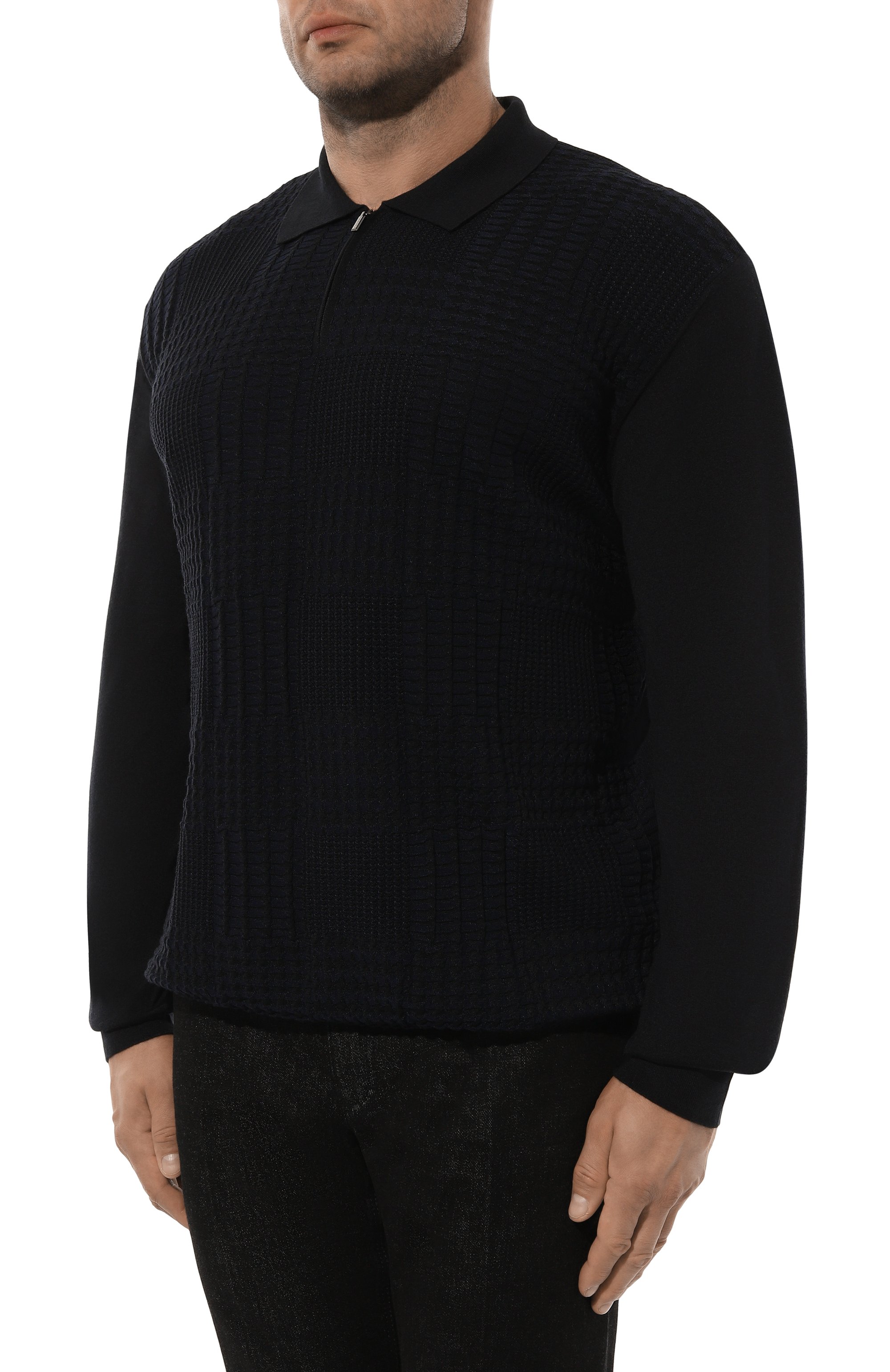 Поло из кашемира и шелка ZILLI, арт. KZP001M0330VPDG00/64, фото 3