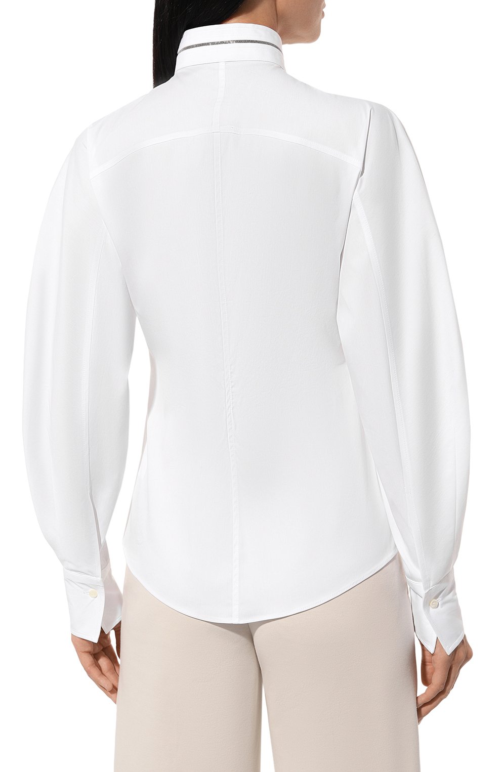 Хлопковая рубашка BRUNELLO CUCINELLI, арт. M0091BP416, фото 4