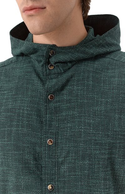 Рубашка из шерсти и шелка KITON, арт. UMCMARK0615E08, фото 5