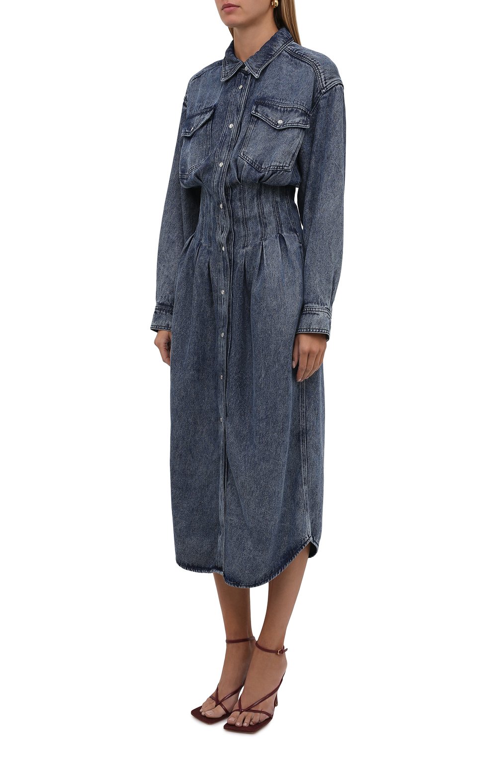 Джинсовое платье ISABEL MARANT ETOILE, арт. R02010-21A019E/T0MIE, фото 3