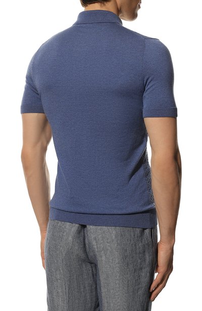 Поло из шелка и хлопка IL BORGO CASHMERE, арт. 57-1090-M0DG0, фото 4