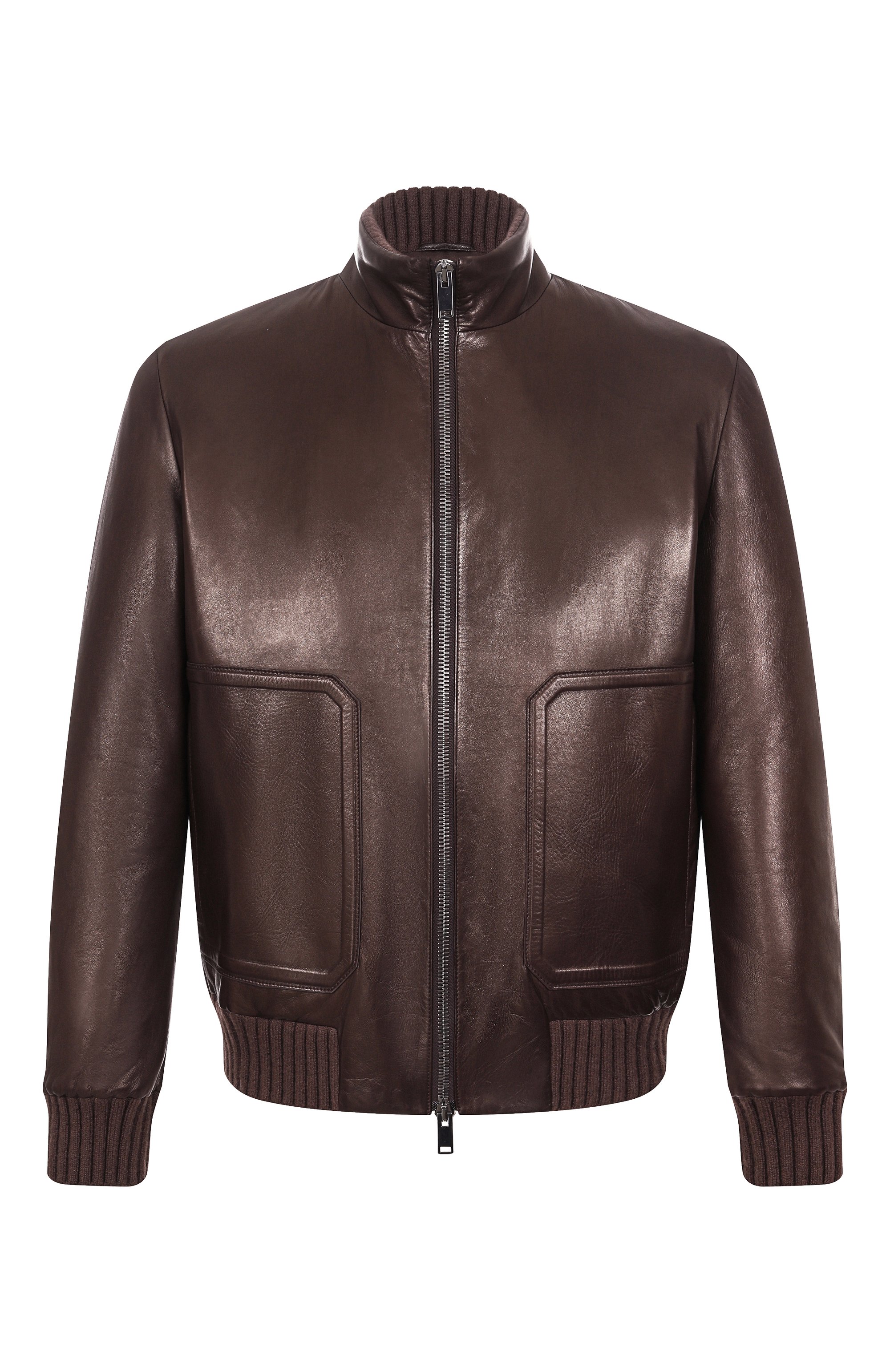 Кожаный бомбер MVST, арт. ZECK-ES4250/Z2764-1, фото 1