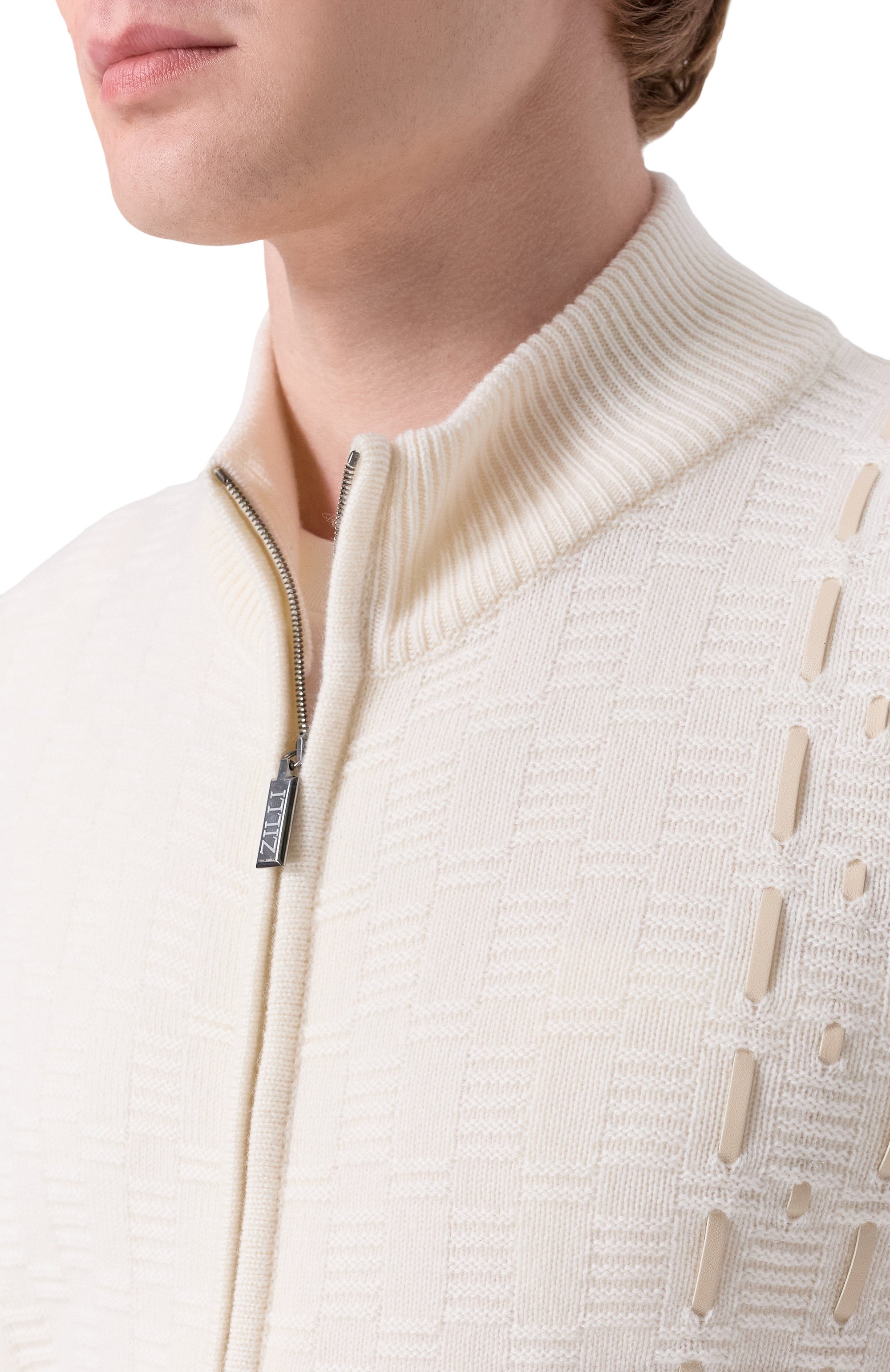 Кашемировый кардиган ZILLI кремового цвета по цене 240000 руб., арт. KZMC01M0350VLST00, фото 5 Кашемировый кардиган ZILLI, арт. KZMC01M0350VLST00, фото 5