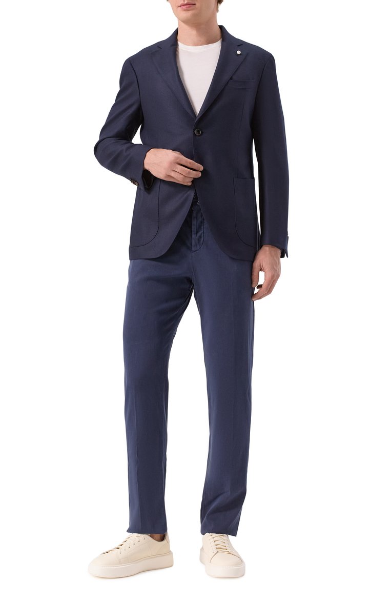 Пиджак из шерсти и шелка LUIGI BIANCHI, арт. 2564/52003, фото 3