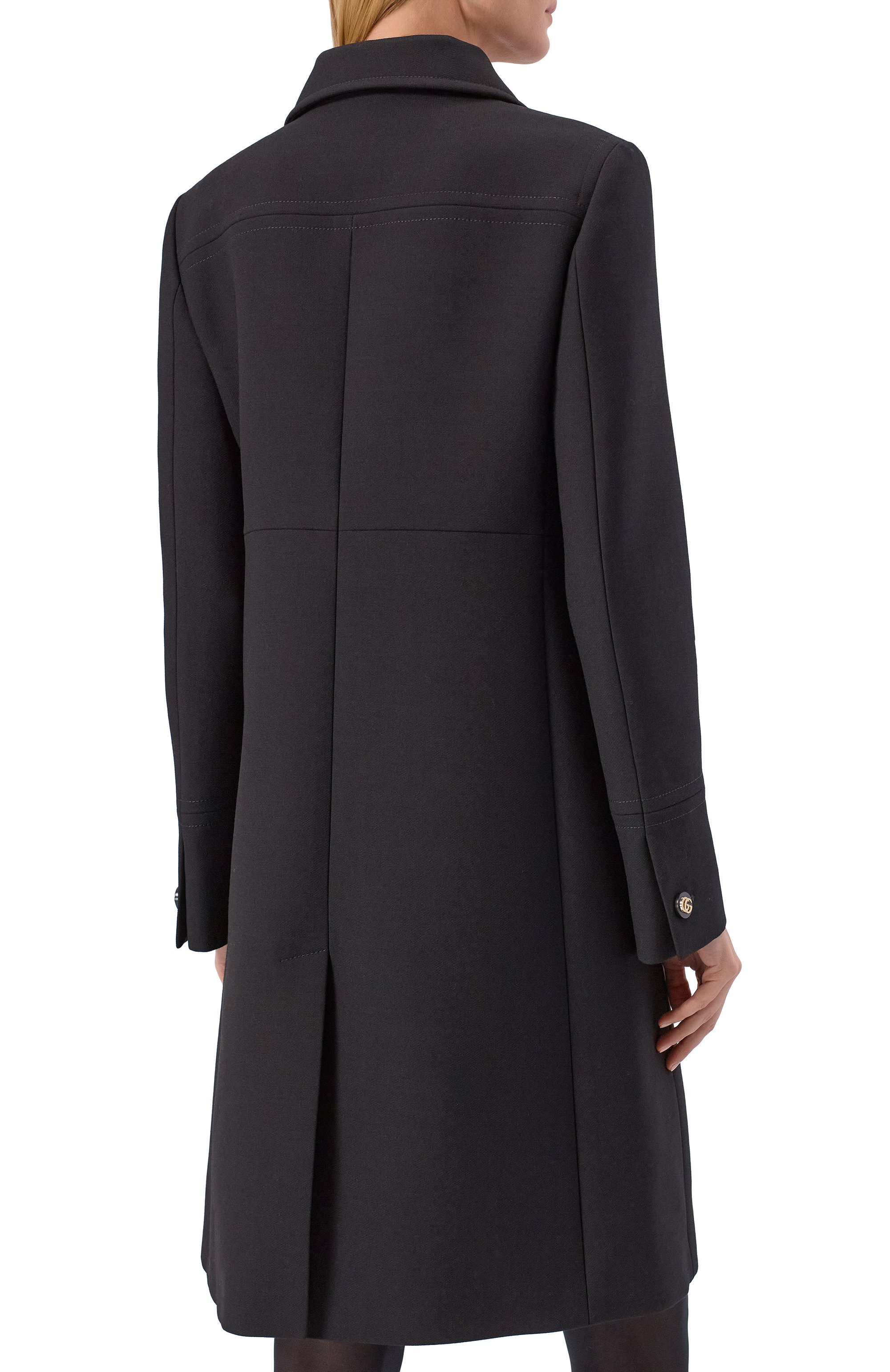 Шерстяное пальто GUCCI, арт. 823841/Z7ASS, фото 4