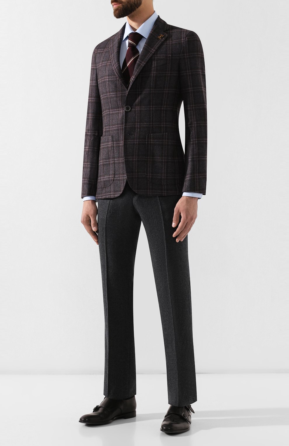 Шерстяные брюки PAL ZILERI, арт. P3110--K---B1023, фото 2