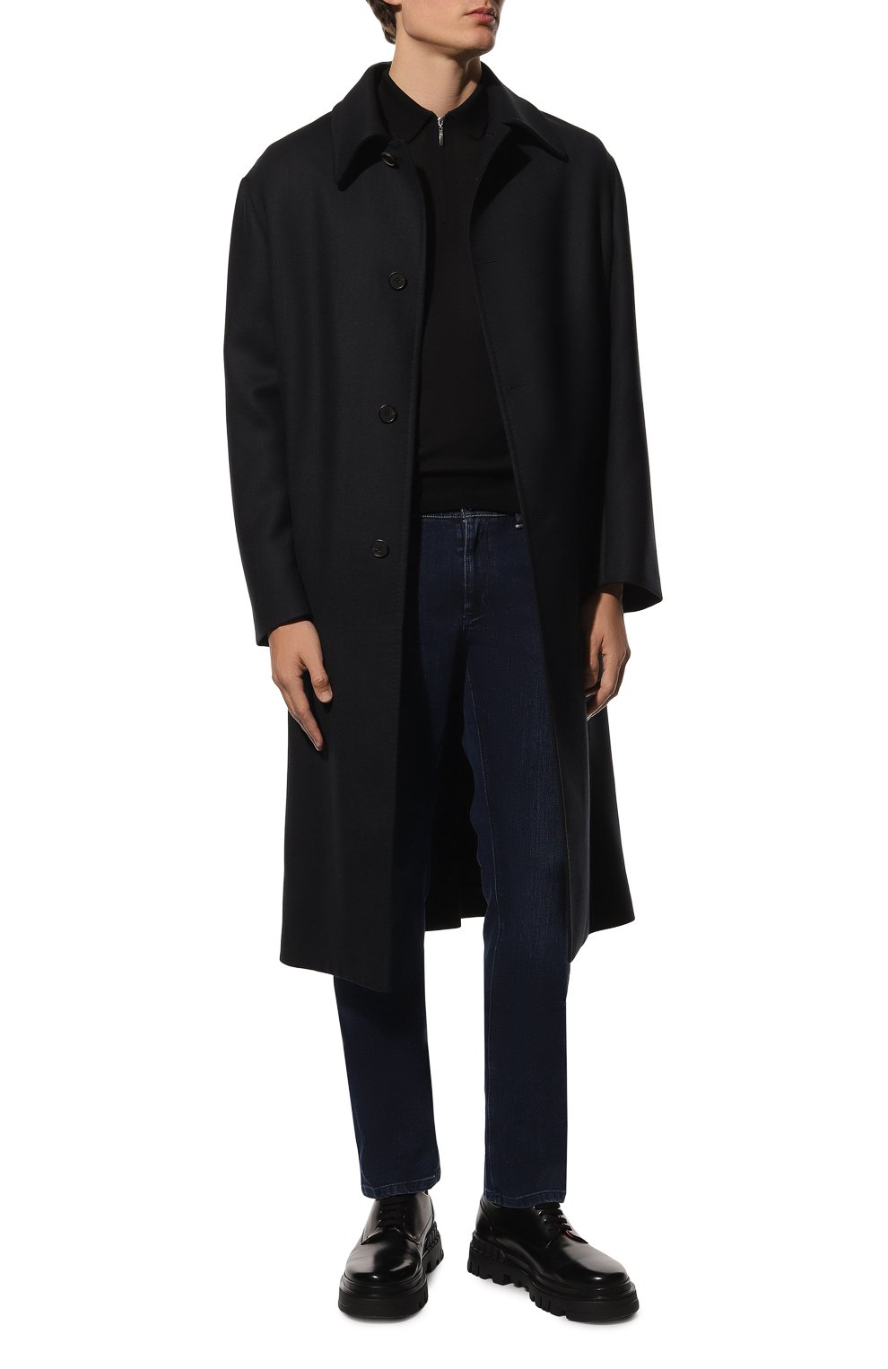 Поло из шерсти и шелка GRAN SASSO, арт. 57137/13190, фото 2