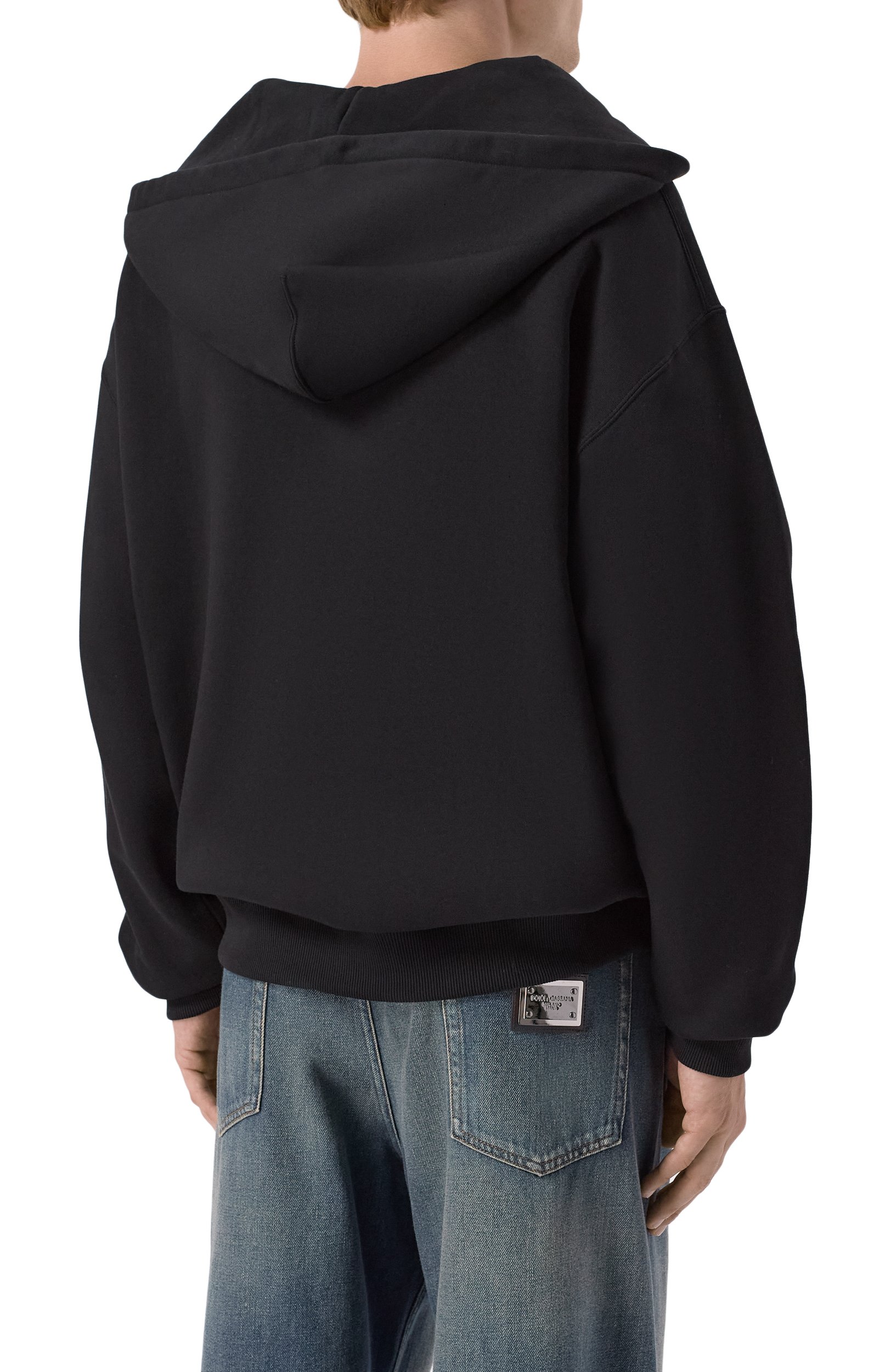 Хлопковая толстовка JIL SANDER черного цвета по цене 164500 руб., арт. J22HG0118/J20128, фото 4 Хлопковая толстовка JIL SANDER, арт. J22HG0118/J20128, фото 4