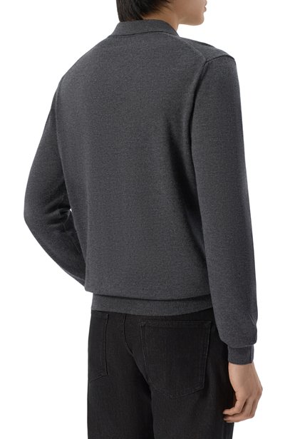 Шерстяное поло CORNELIANI темно-серого цвета по цене 57650 руб., арт. 28M50F/2A25100, фото 4 Шерстяное поло CORNELIANI, арт. 28M50F/2A25100, фото 4