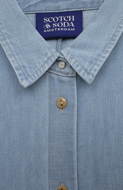 Хлопковая рубашка SCOTCH AND SODA, арт. 166999-22-FWGM-D20, фото 3