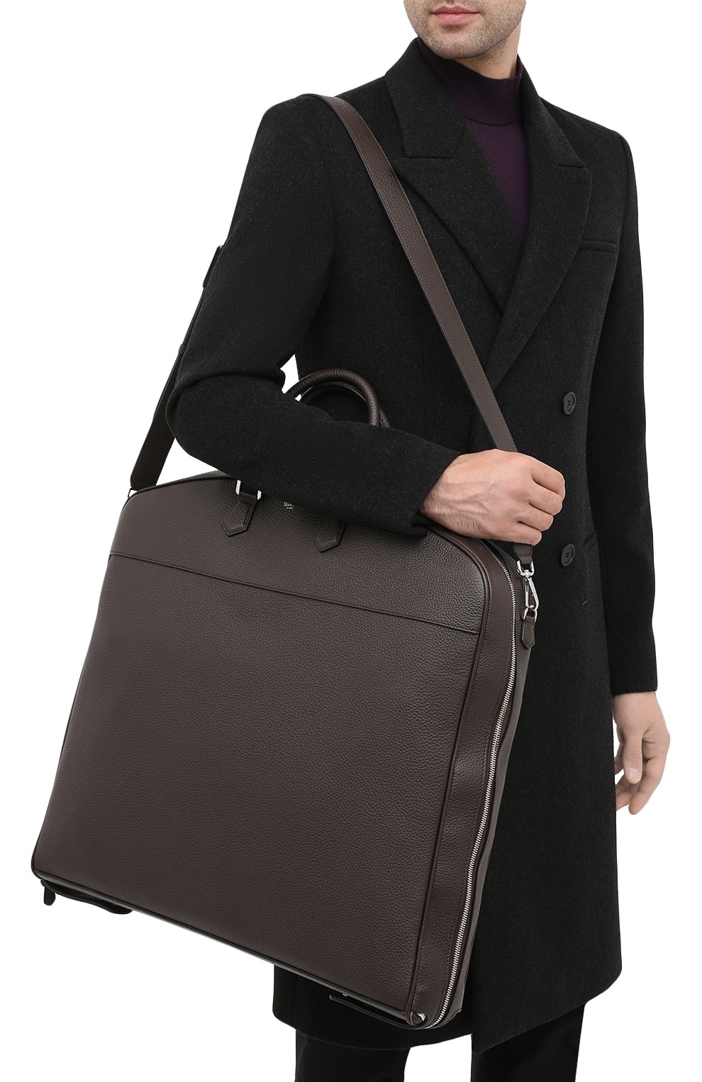 Кожаная дорожная сумка SERAPIAN, арт. SCACHMTR7077M55A, фото 5