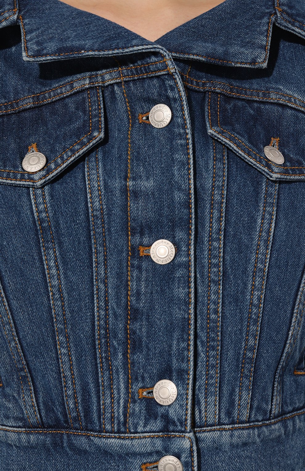 Джинсовая куртка ALEXANDER MCQUEEN, арт. 752781/QMACG, фото 5