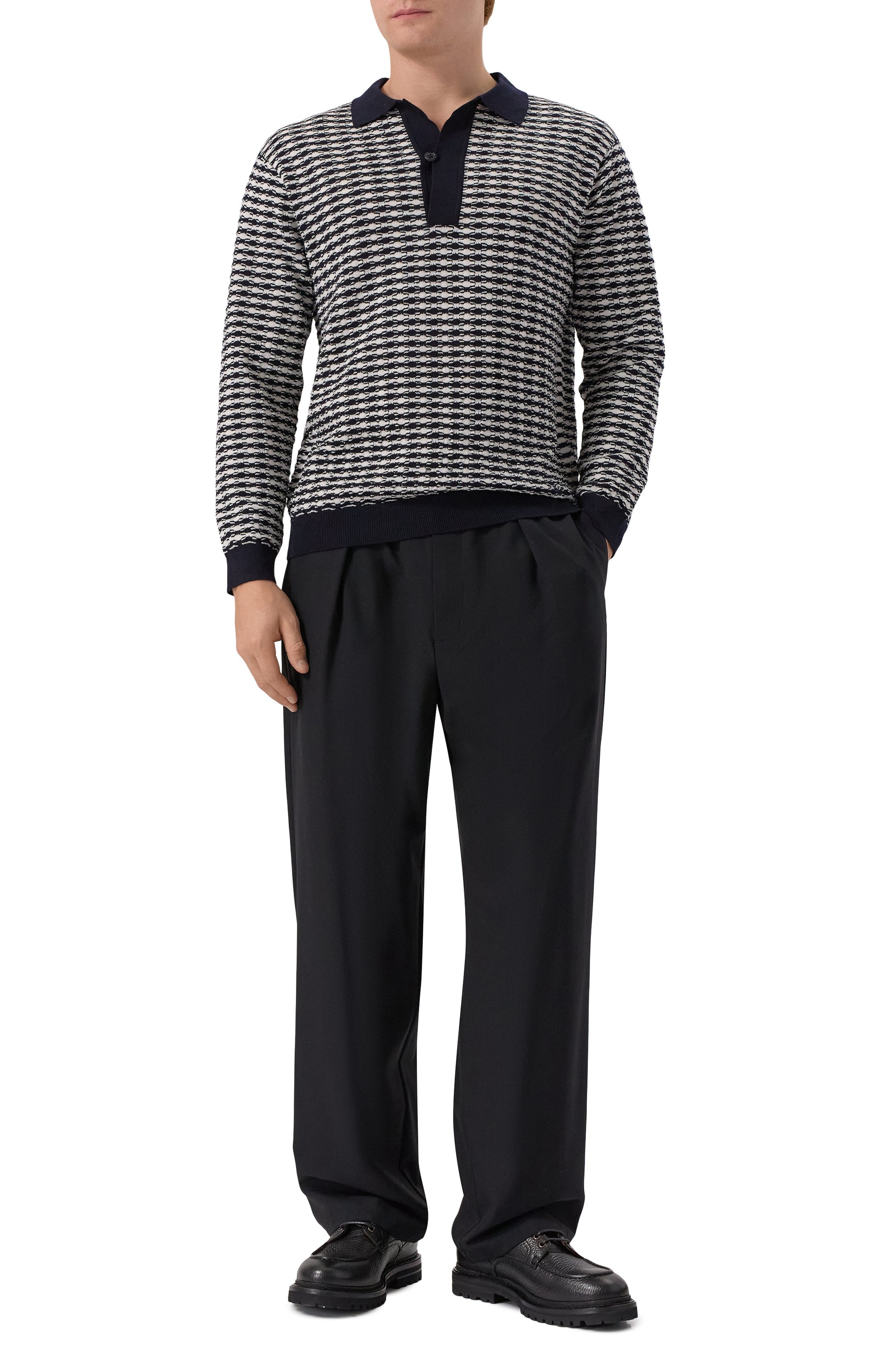 Шерстяное поло EMPORIO ARMANI, арт. EM003518/AF19833, фото 2