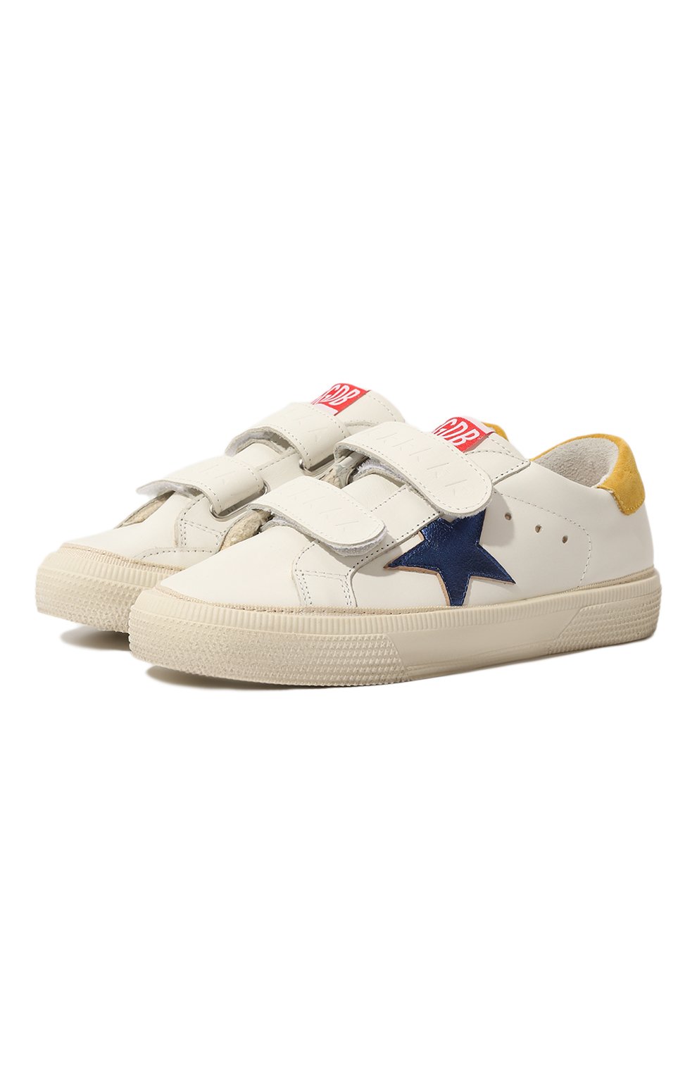 Кожаные кеды may school GOLDEN GOOSE DELUXE BRAND, арт. GYF00198.F003292, фото 1