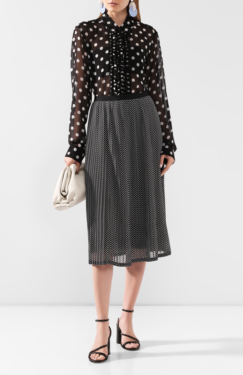 Блузка в горох DRIES VAN NOTEN, арт. 201-18641-9421, фото 2