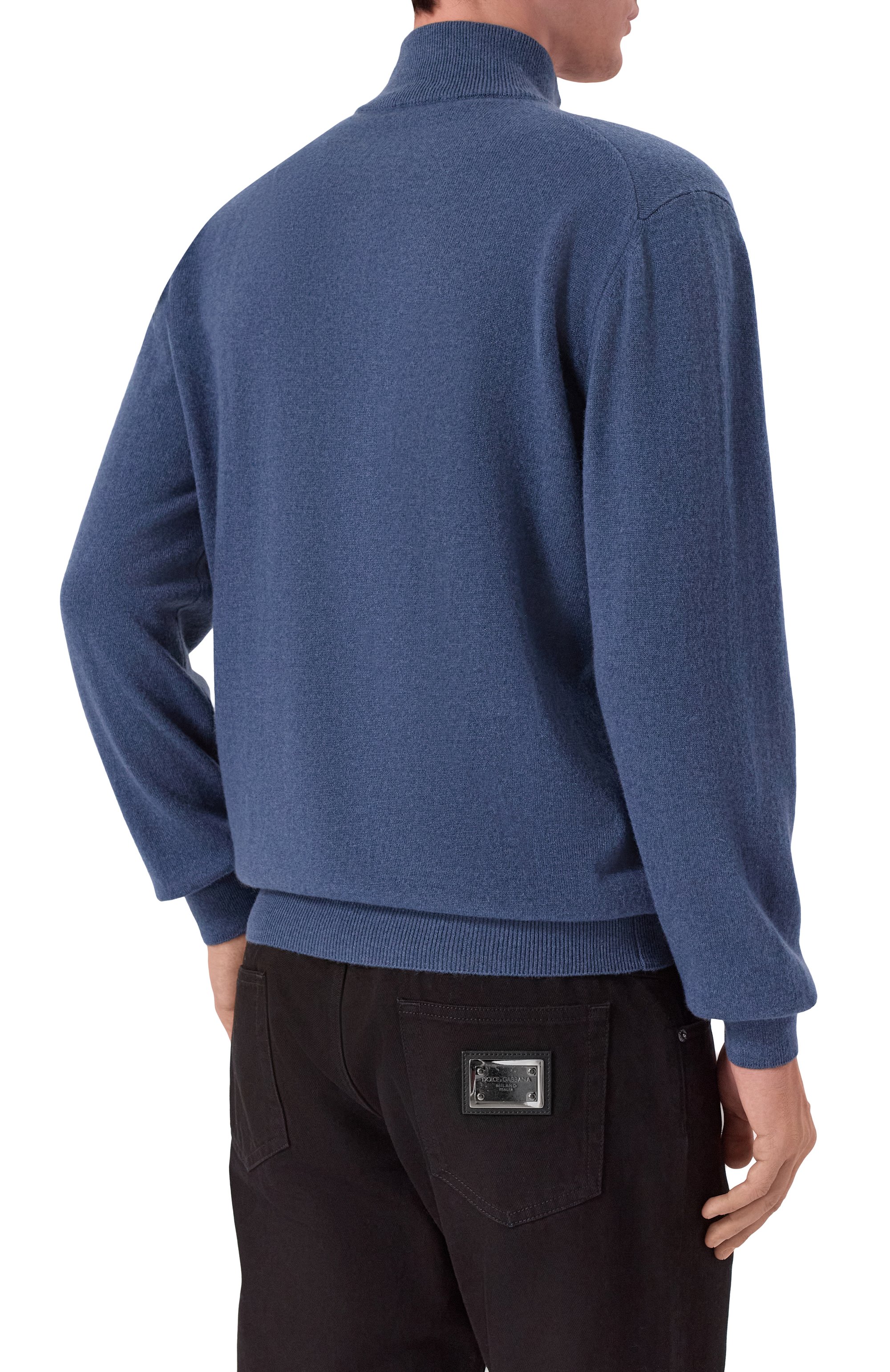 Кашемировый джемпер CORNELIANI синего цвета по цене 118000 руб., арт. 26M533-2625185, фото 4 Кашемировый джемпер CORNELIANI, арт. 26M533-2625185, фото 4