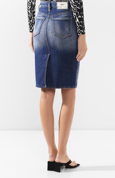 Джинсовая юбка DSQUARED2, арт. S72MA0792/S30342, фото 4