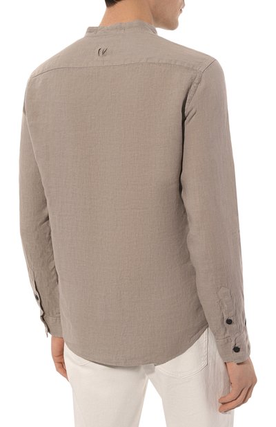 Льняная рубашка HANNES ROETHER, арт. 110921/T029PAS.608, фото 4