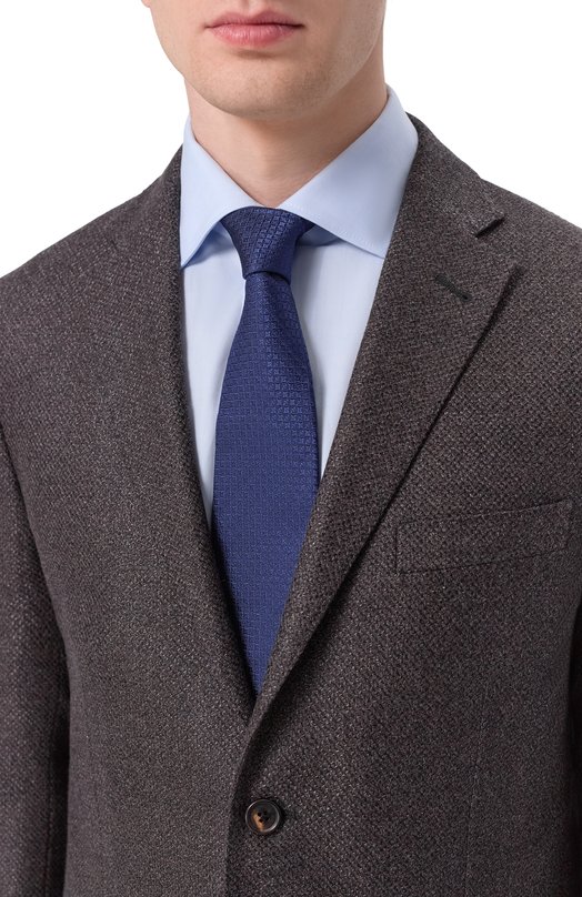 Шелковый галстук Alessandro Gherardi CRAVATTA-C/1006 Синий  CRAVATTA-C/1006 Фото 2