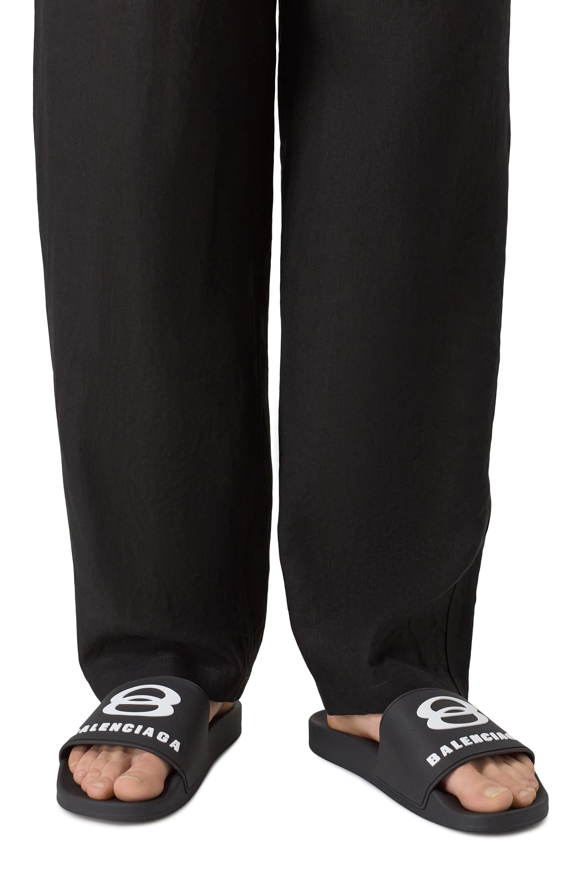 Шлепанцы pool BALENCIAGA, арт. 689031/W1SA6, фото 3