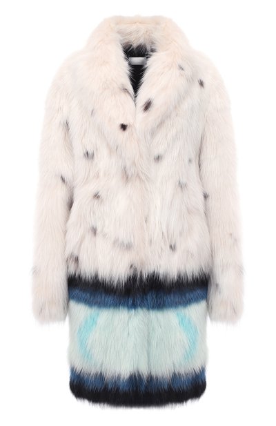 Шуба из меха песца с принтом MATE OFFICIAL, арт. 74CF090-33BI091, фото 1