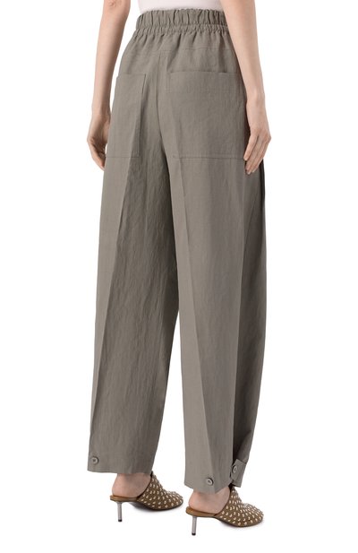 Льняные брюки JIL SANDER, арт. J02KA0221-J60001, фото 4