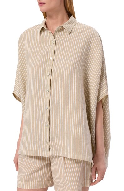 Льняная рубашка 120% LINO, арт. 33ALIW1PLA/000G470, фото 3