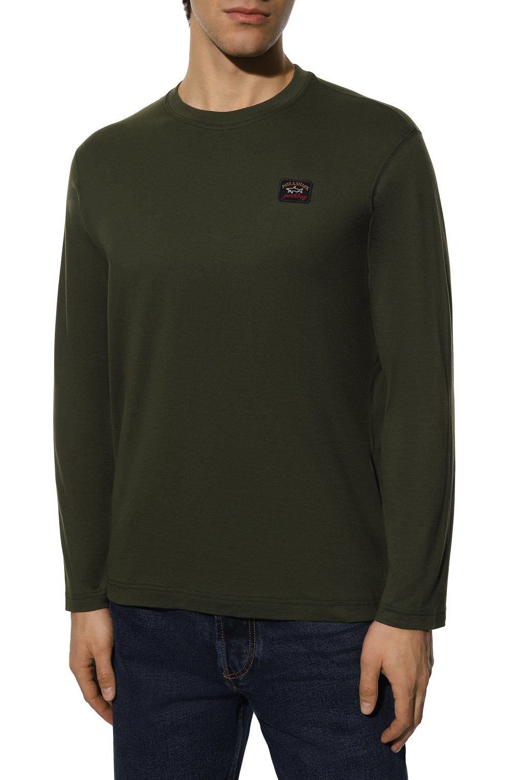 Хлопковый лонгслив PAUL&SHARK, арт. C0P1097/C00, фото 3