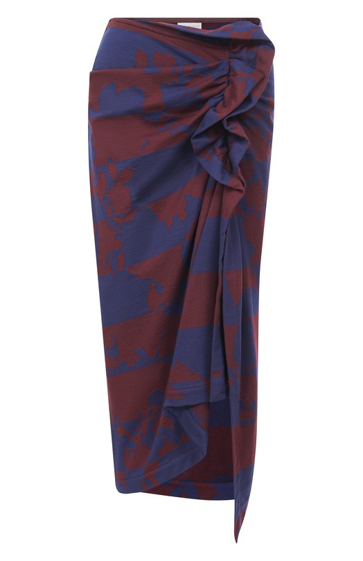 Хлопковая юбка Dries Van Noten 131113/3345 Разноцветный 131113/3345