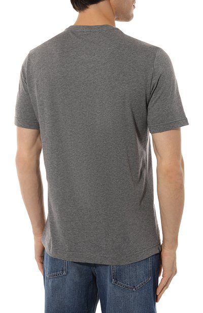 Футболка из хлопка и кашемира CAPOBIANCO, арт. 15M660.WS00./58-60, фото 4