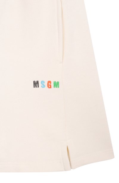Хлопковые шорты MSGM KIDS, арт. S6MSJBBE235, фото 3