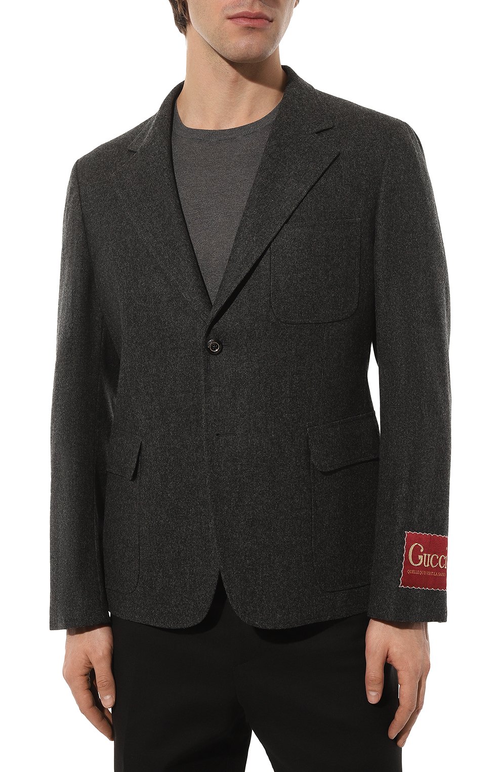 Шерстяной пиджак GUCCI, арт. 639029 ZAFTB, фото 3