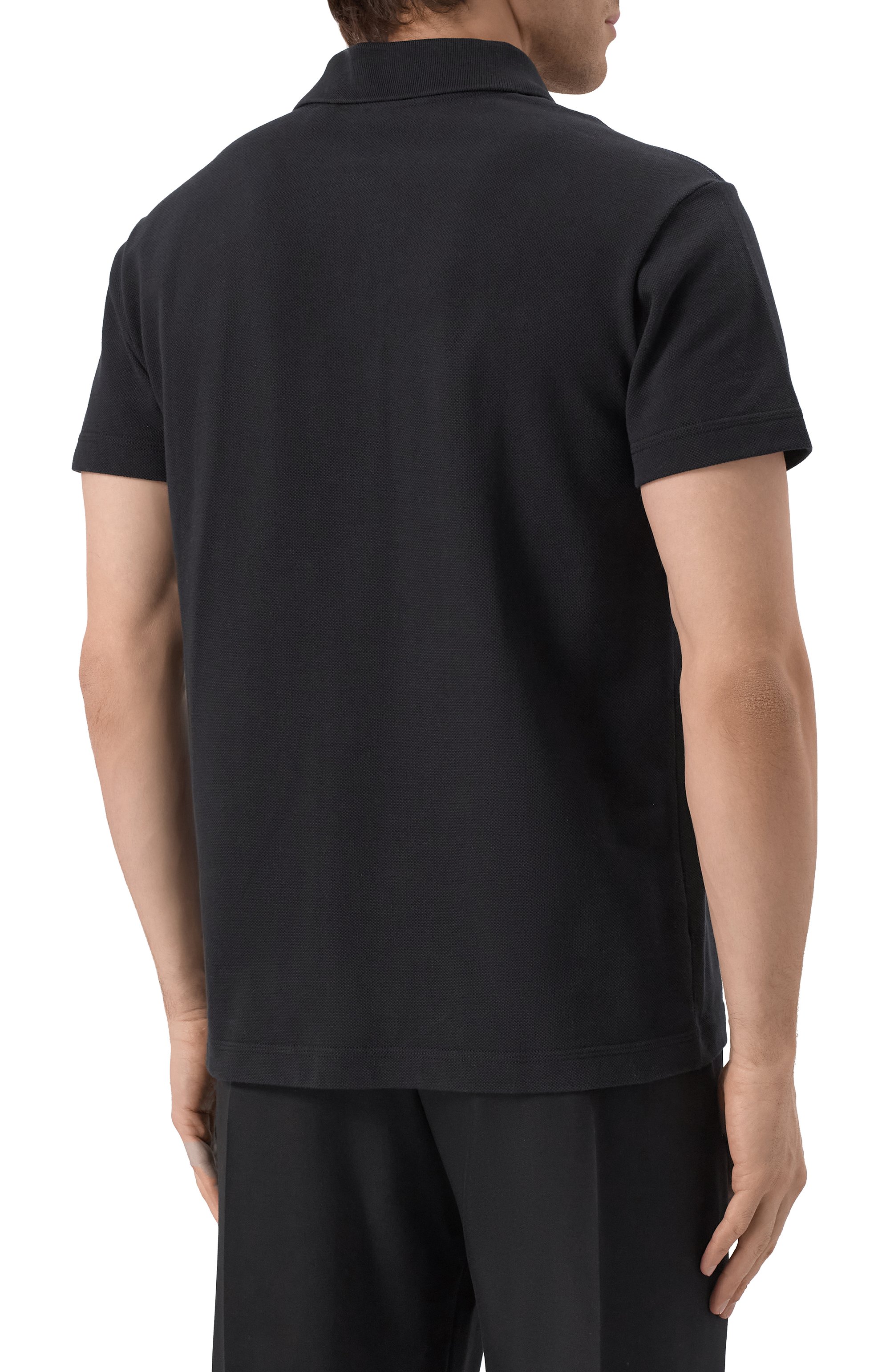 Хлопковое поло BURBERRY, арт. 8107448, фото 4