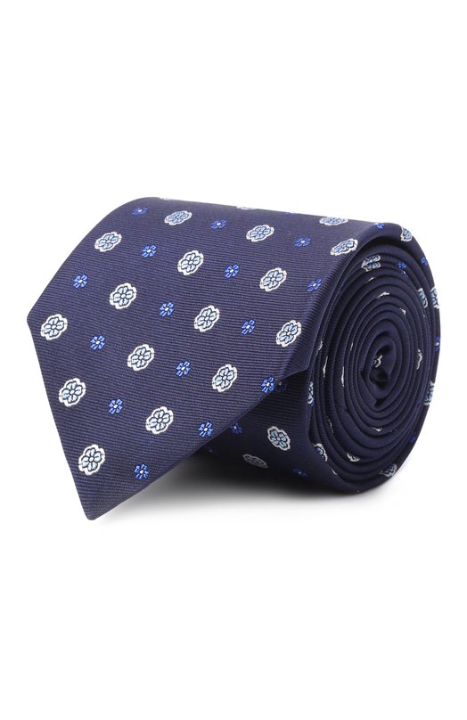 Шелковый галстук Canali 18/HJ04569 Синий 18/HJ04569