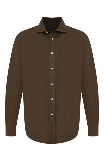 Хлопковая рубашка с воротником кент RALPH LAUREN, арт. 790721005, фото 1
