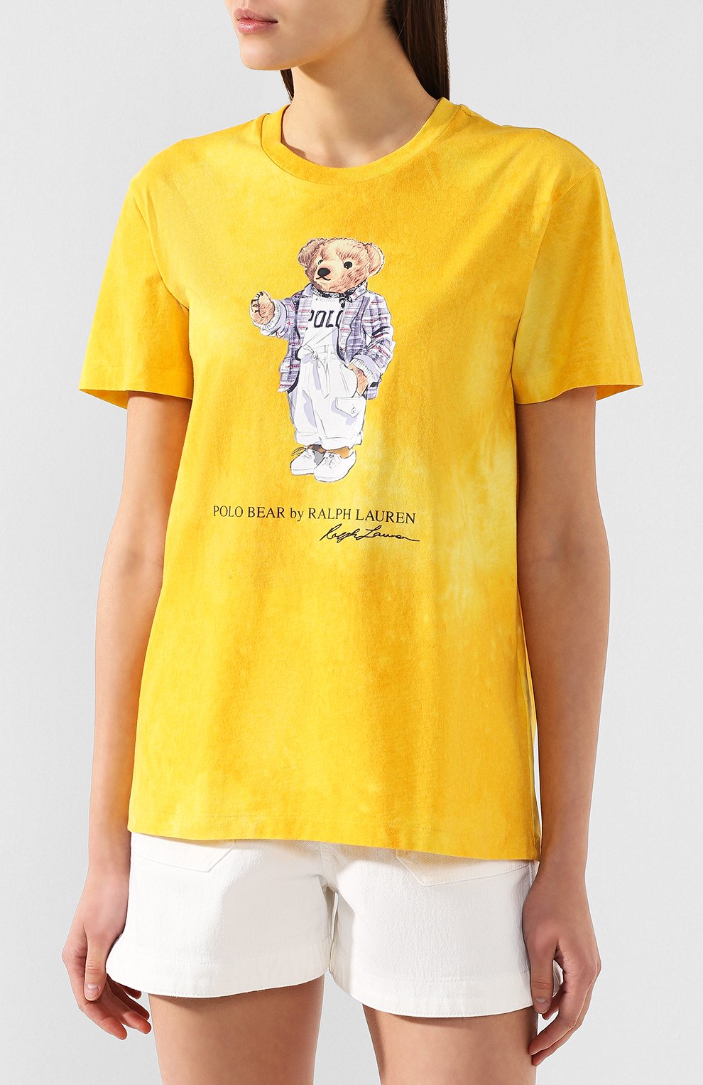 Хлопковая футболка POLO RALPH LAUREN, арт. 211750405/003, фото 3