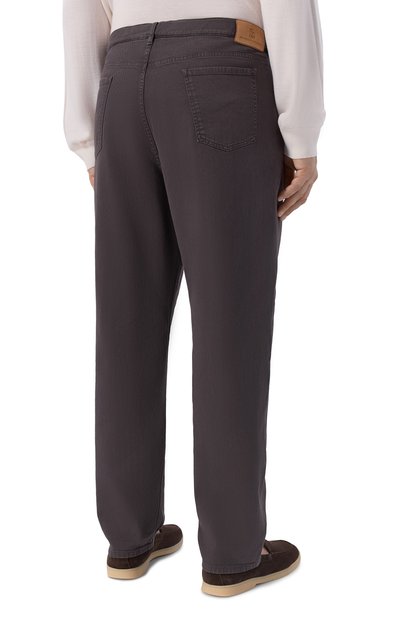 Джинсы iconic BRUNELLO CUCINELLI темно-коричневого цвета по цене 105500 руб., арт. M277P02090, фото 4 Джинсы iconic BRUNELLO CUCINELLI, арт. M277P02090, фото 4