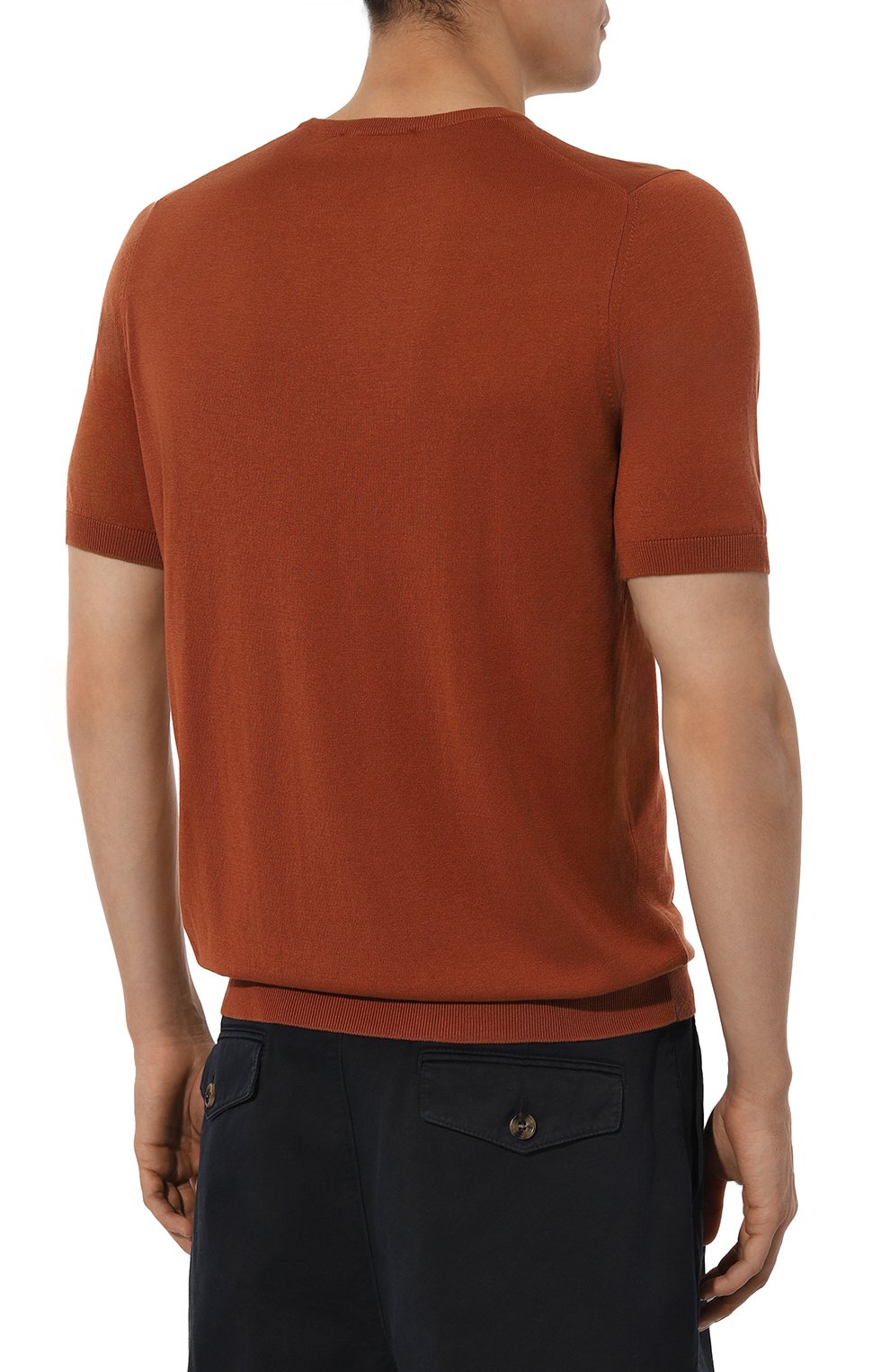 Шелковый джемпер ANDREA CAMPAGNA, арт. 43112/23503, фото 4