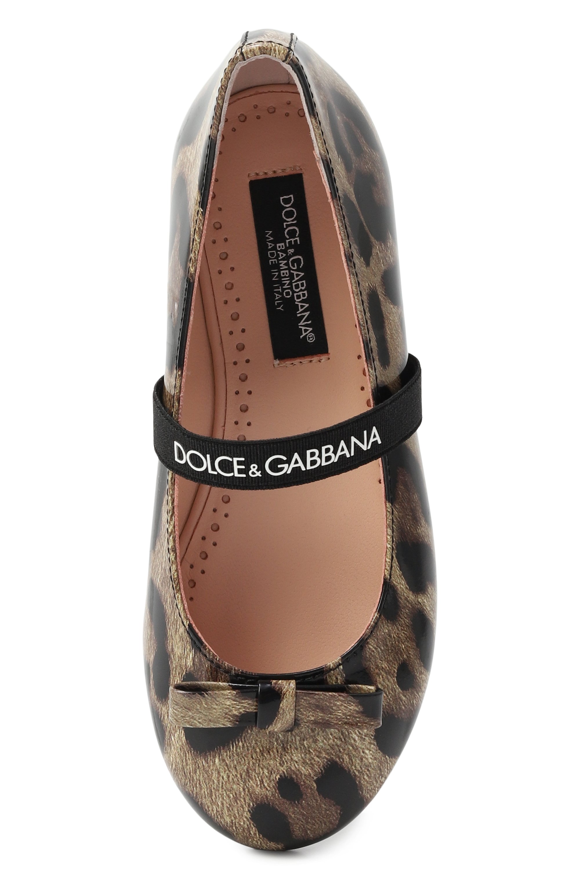 Кожаные балетки DOLCE & GABBANA, арт. D11294/AM568/27-36, фото 4