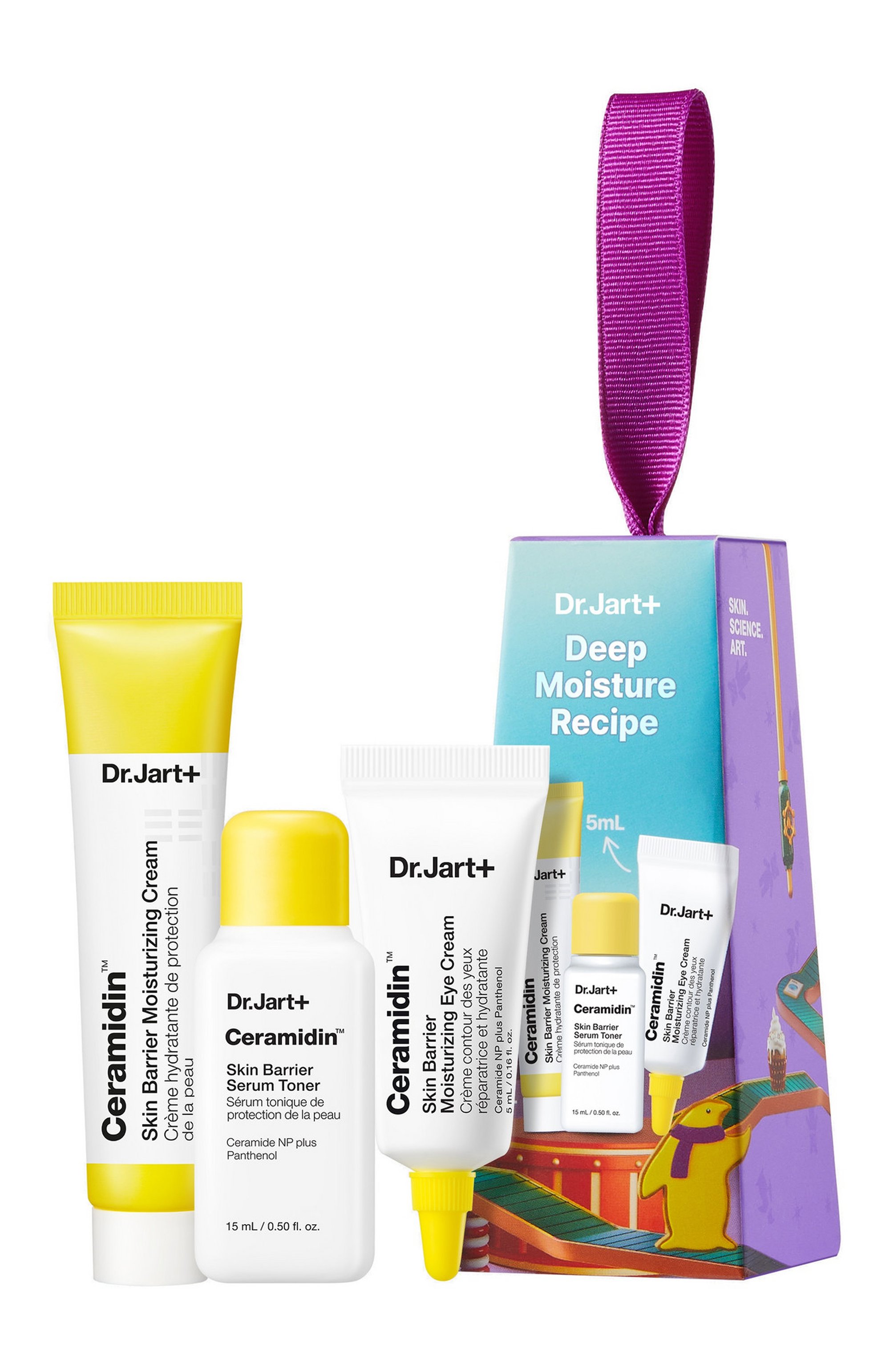 Набор для сухой кожи ceramidin deep moisture recipe (2x15+5ml) DR.JART+, арт. 1210001221598, фото 1