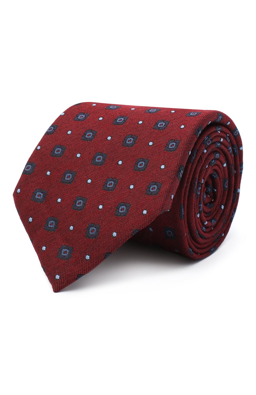 Галстук из шелка и шерсти ZEGNA красного цвета по цене 18950 руб., арт. Z8E30/18H, фото 1 Галстук из шелка и шерсти ZEGNA, арт. Z8E30/18H, фото 1