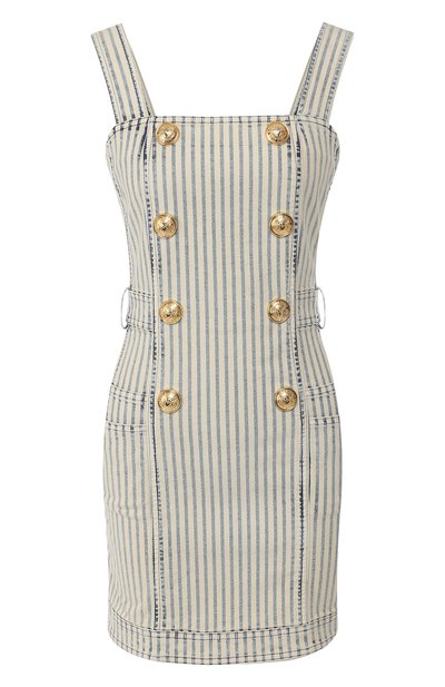Женское хлопковое платье BALMAIN, арт. RF16274/D038