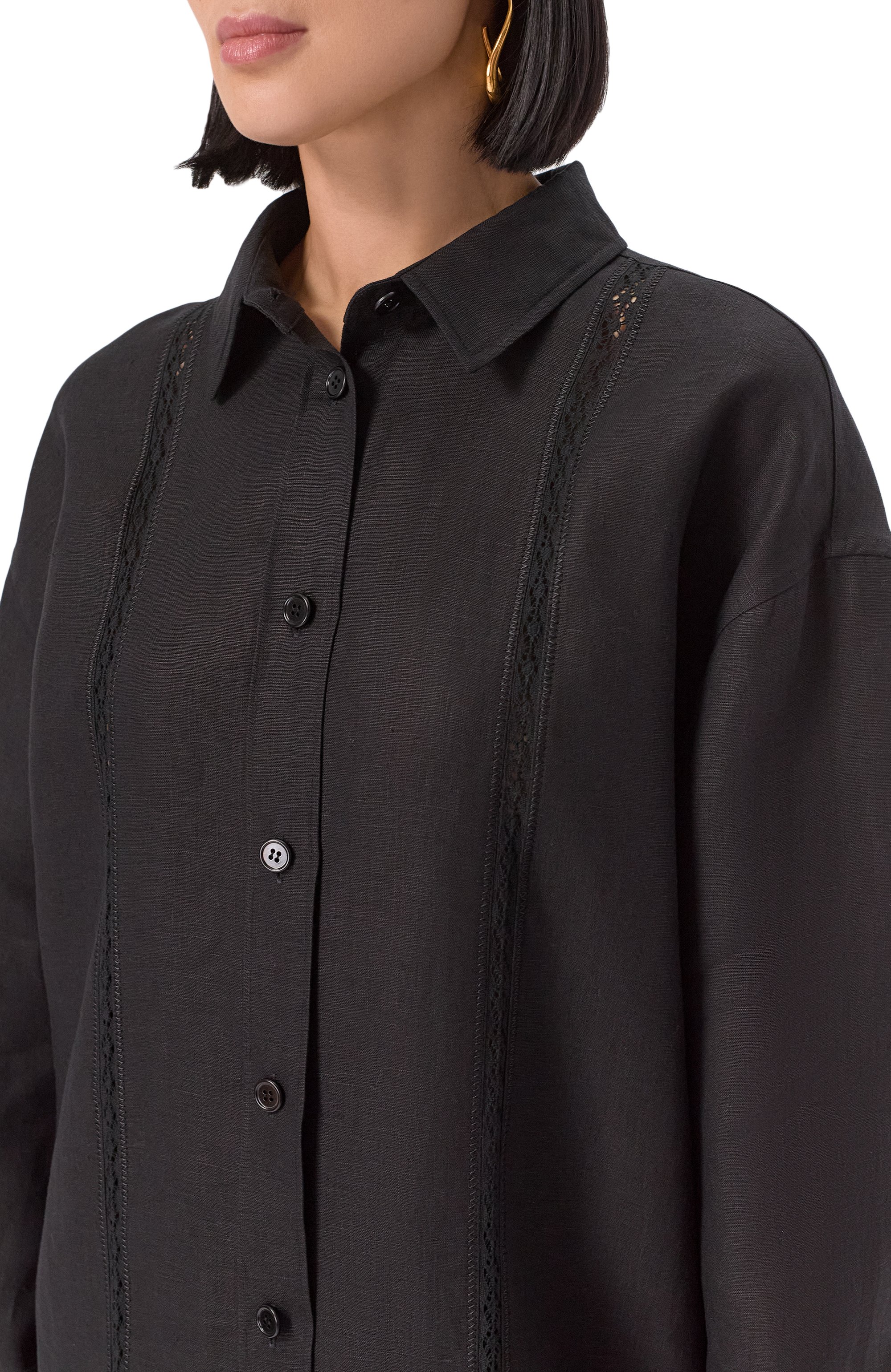 Льняная рубашка MVST, арт. TXBGM-Y074-2, фото 5