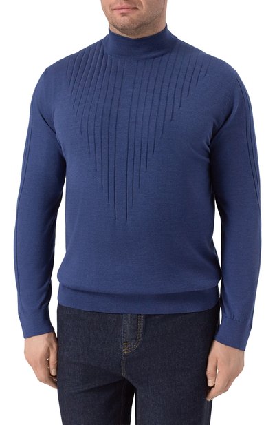 Водолазка из шерсти и шелка ZILLI, арт. KMN001M0230VZRD00_001, фото 3