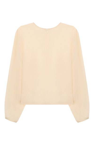 Блузка VERSACE кремового цвета по цене 21850 руб., арт. 1016354/1A11416/8-14, фото 2 Блузка VERSACE, арт. 1016354/1A11416/8-14, фото 2