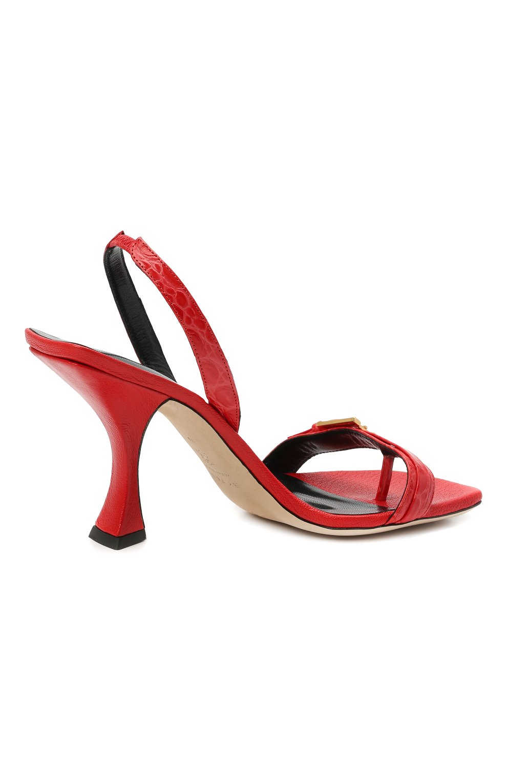 Кожаные босоножки carlotta BY FAR красного цвета по цене 58750 руб., арт. 21CRCRLTSPMD, фото 4 Кожаные босоножки carlotta BY FAR, арт. 21CRCRLTSPMD, фото 4