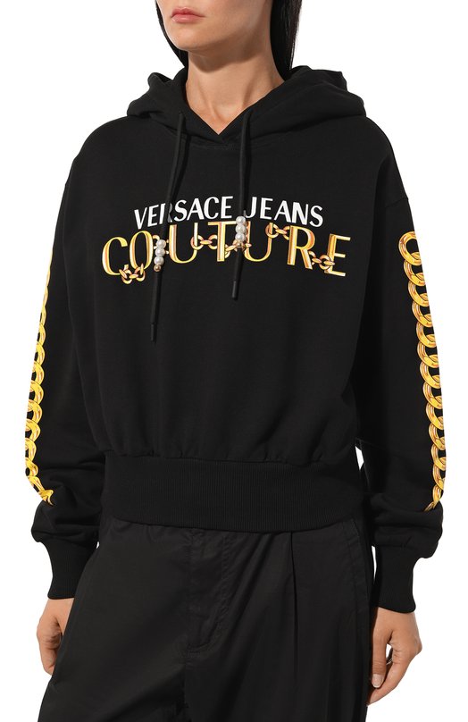 фото Хлопковое худи versace jeans couture