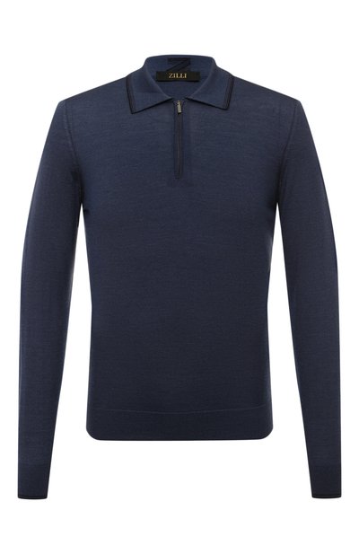 Мужская поло из шерсти и шелка ZILLI, арт. KZP001M0230VSPN00