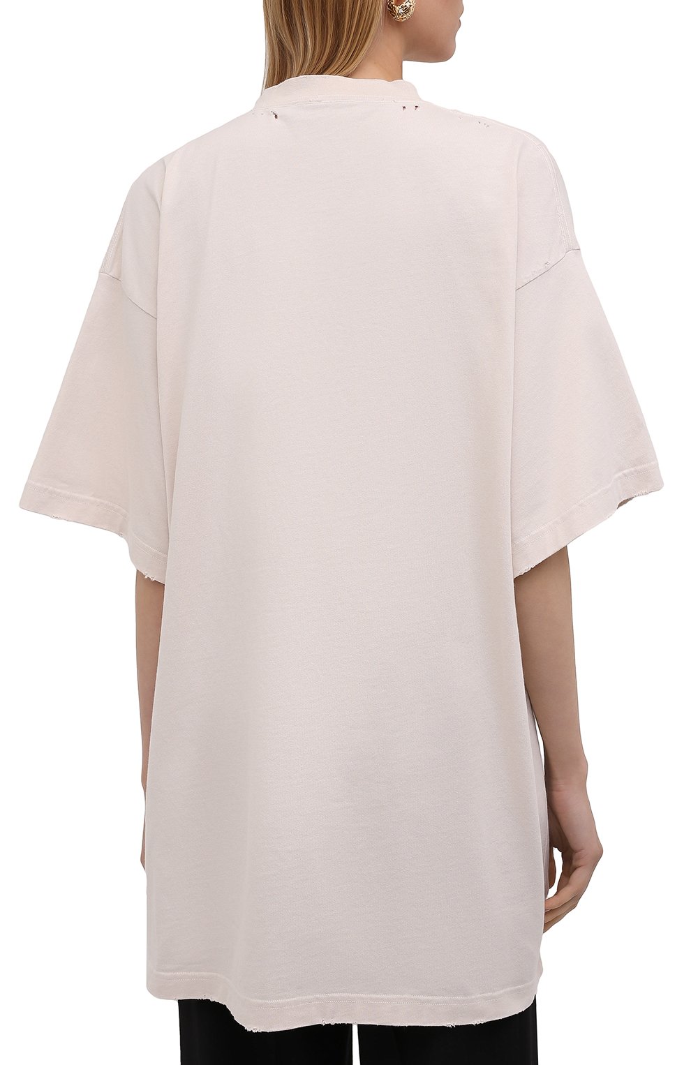 Хлопковая футболка BALENCIAGA, арт. 676589/TLV57, фото 4