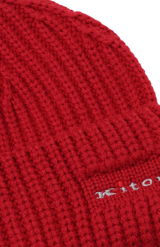 Шерстяная шапка Kiton UCPL006K0252H01 Красный  UCPL006K0252H01 Фото 3